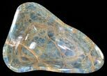 Carved, Blue Calcite Bowl - Argentina #63276-1